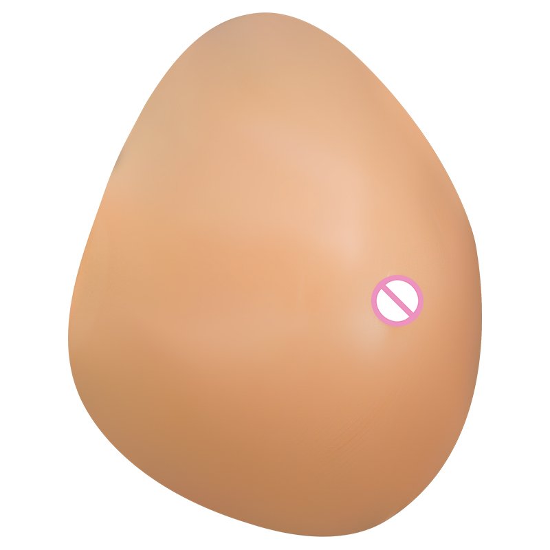 Silicone Breast Forms Fake Breast Prosthesis One Piece Breast Pads Lightweight for Mastectomy Boobs Concave Tits Bra Pad Cosplay