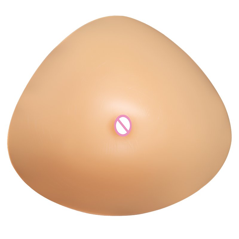 Silicone Breast Forms Fake Breast Prosthesis One Piece Breast Pads Lightweight for Mastectomy Boobs Concave Tits Bra Pad Cosplay