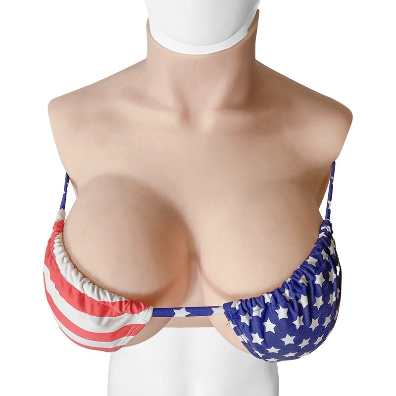make-up Vest Silicone False Breasts Big Boobs Cup For Transgender Drag Queen Shemale Crossdressing Huge Tits Costume