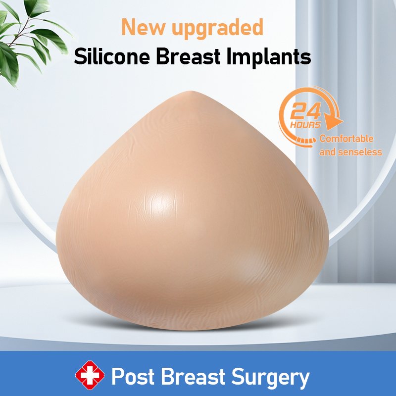 ONEFENG QMATR Silicone Breast Form Enhancer Mastectomy Prosthesis Triangle Shape Bra Pad