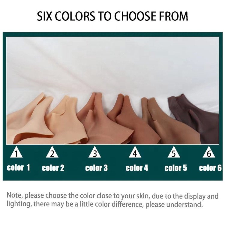 Silicone Breast Cotton Filled Breast Forms False Vaginal Body Suit Silicone Panties for Crossdresser Transgender Shemale