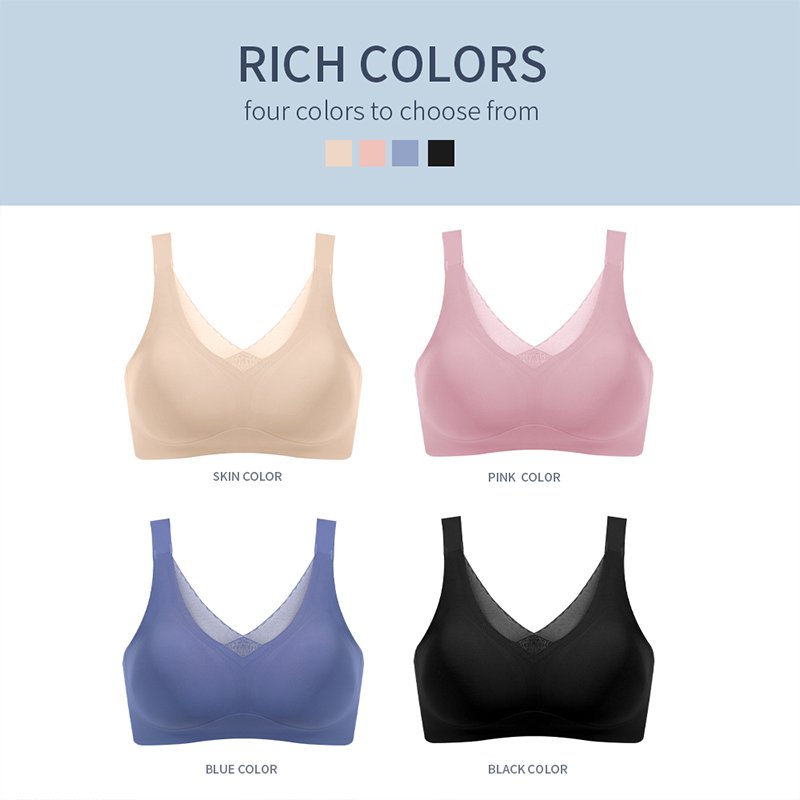 Pockets Bra with Big Open for Mastectomy Prosthesis Inserts Breast Forms Bra Pads Artificial Boobs