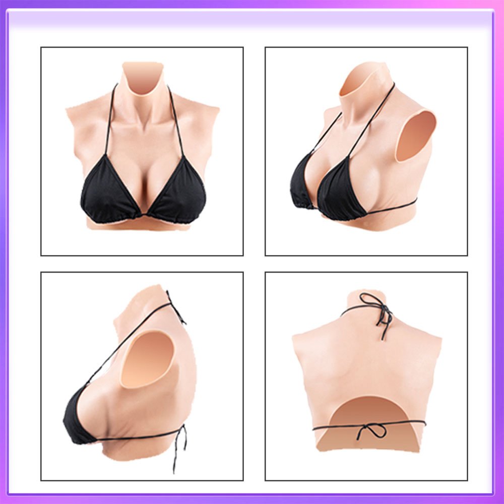 URCHOICE Crossdresser Cosplay DIY Interest Silicone breast form switch cups Artificial breasts fake boobs for transgender sissy