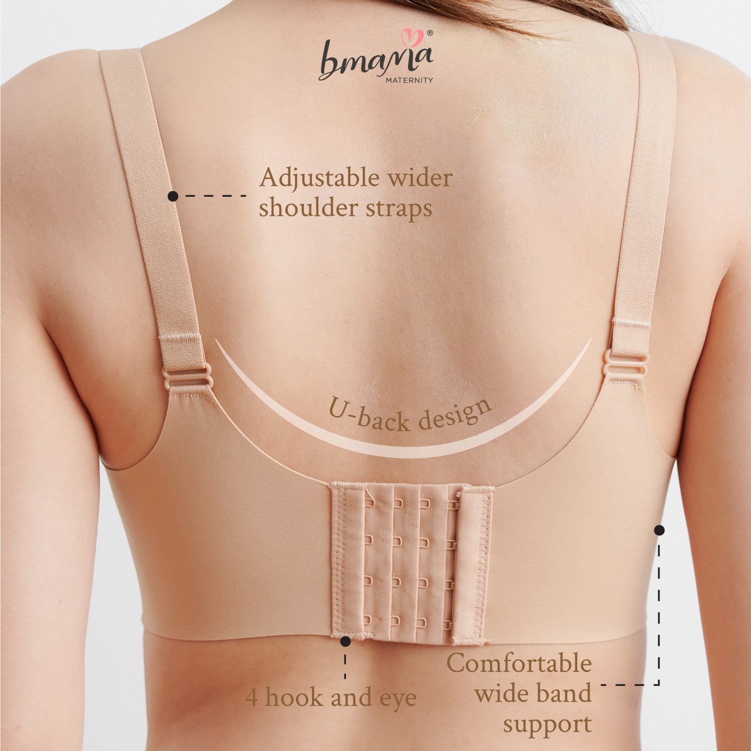 OEM type service material cotton breathable breast feeding bra the Serene High Quality Silk Front-Button Embroidered Nursing Bra