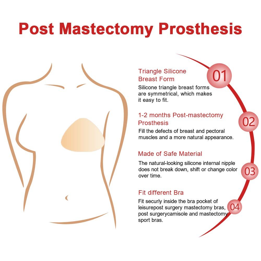 ONEFENG Artificial Mastectomy Breast Form Silicone Prosthesis 700g/pc 100% Silicone Gel 2~5 Years Top Quality Skin,nude Adults