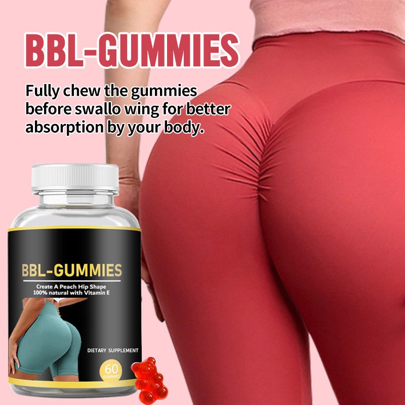 Custom Logo BBL Gummies Butt Hip Booster Butt Enlargement Gummies Butt Enhancement Lifting Gummy For Women