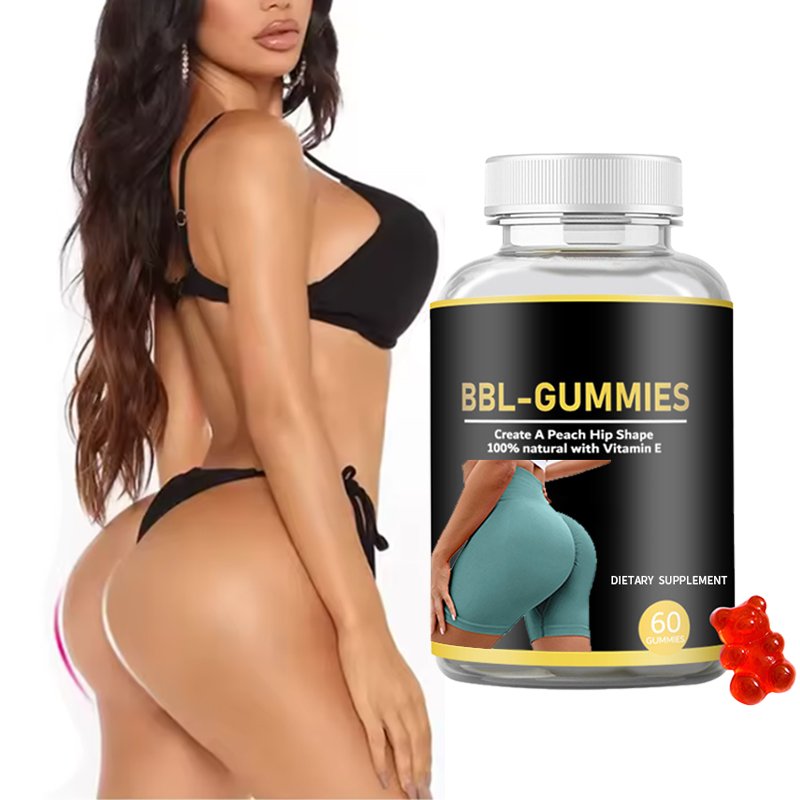 Custom Logo BBL Gummies Butt Hip Booster Butt Enlargement Gummies Butt Enhancement Lifting Gummy For Women