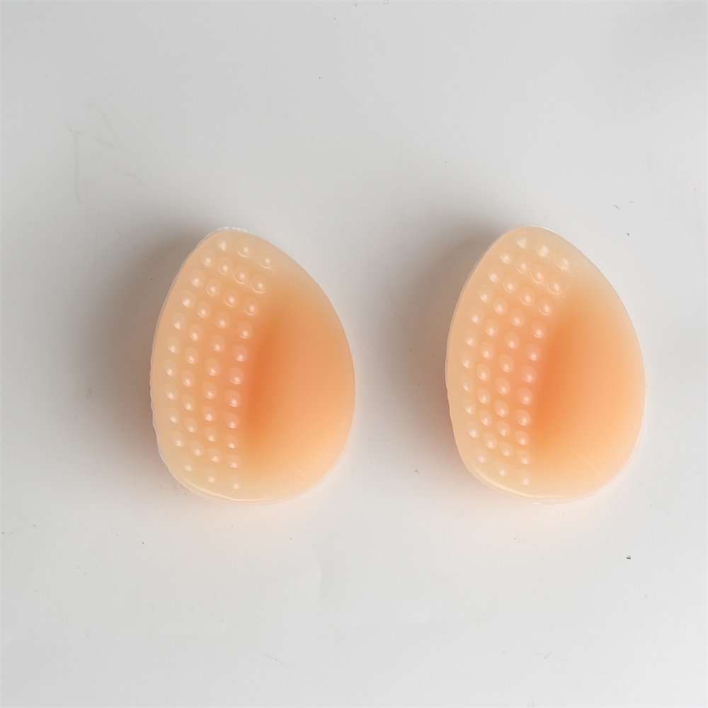 Natural fashion breast mastectomy prosthesis recured silicone breast form with massage