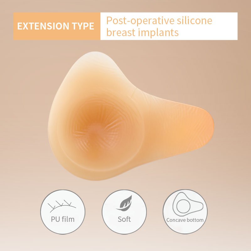 XXM Silicone Prosthesis Breast Form Supplier Spiral Shape LT Breast Silicone Prosthesis For Post-Surgery