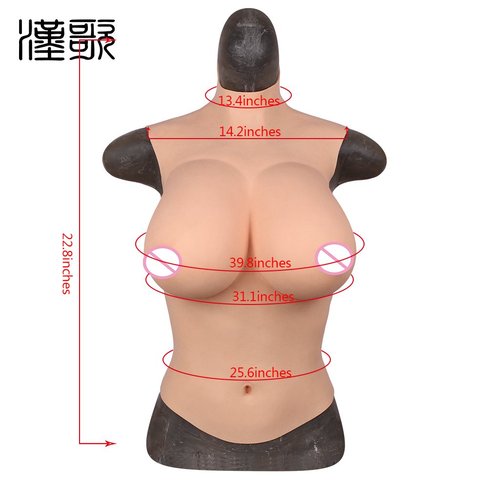 New G Cup Artificial Realistic Breast for Crossdresser Woman Mammectomy Boobs Tits Breast Form