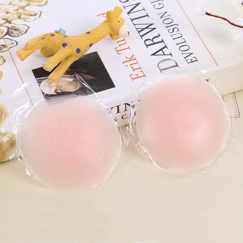 Sexy Invisible Nude Pink Breast Covers Silicone Nipple Covers For Ladies