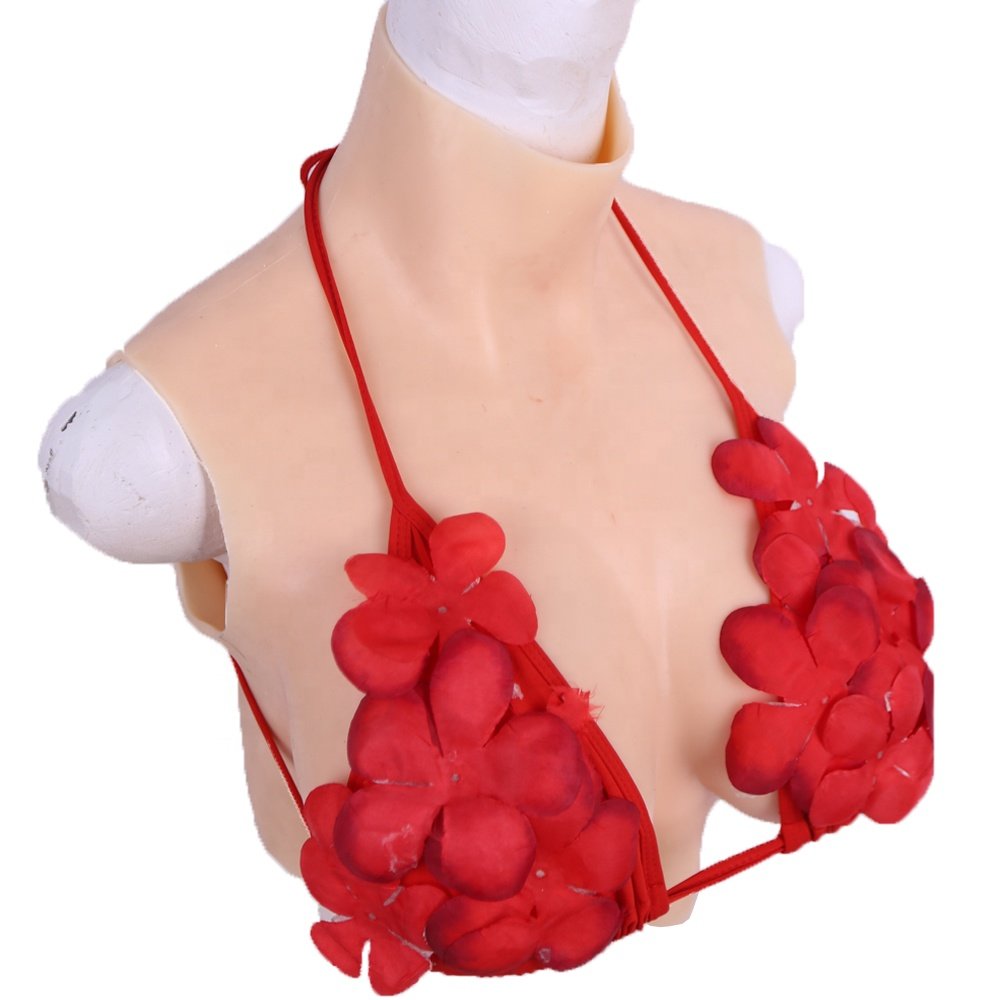 Soft Silicone Filled Breast Forms Artificial Boobs for crossdresser Transgender