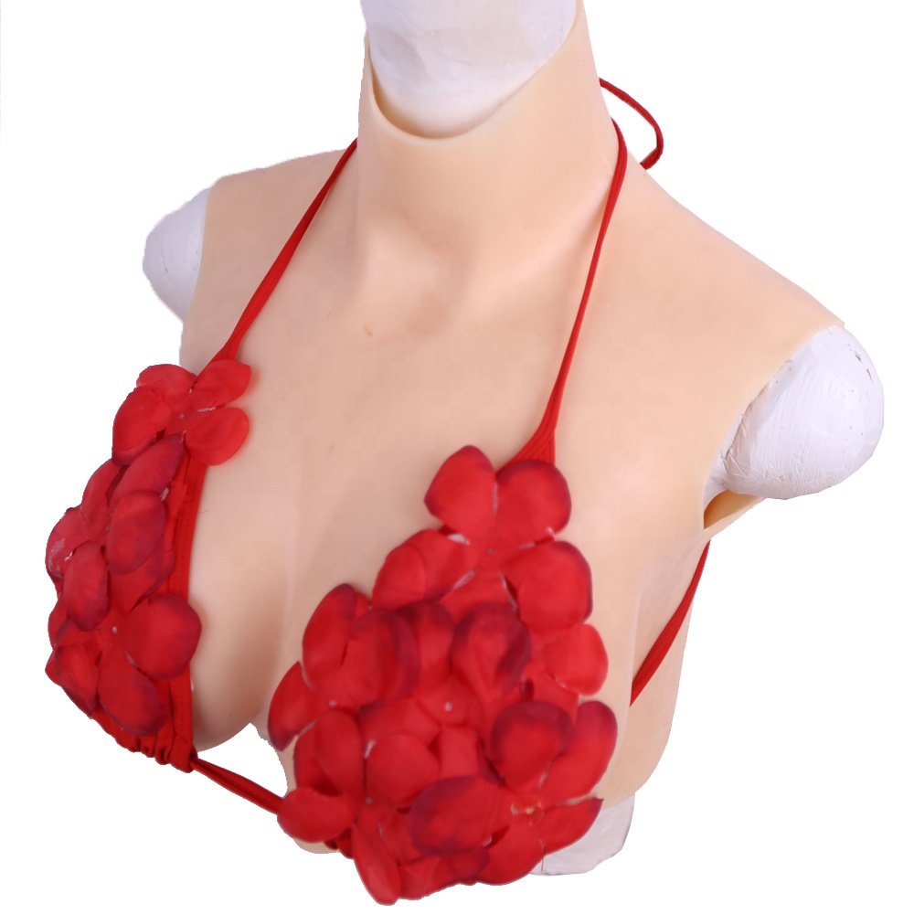 Soft Silicone Filled Breast Forms Artificial Boobs for crossdresser Transgender