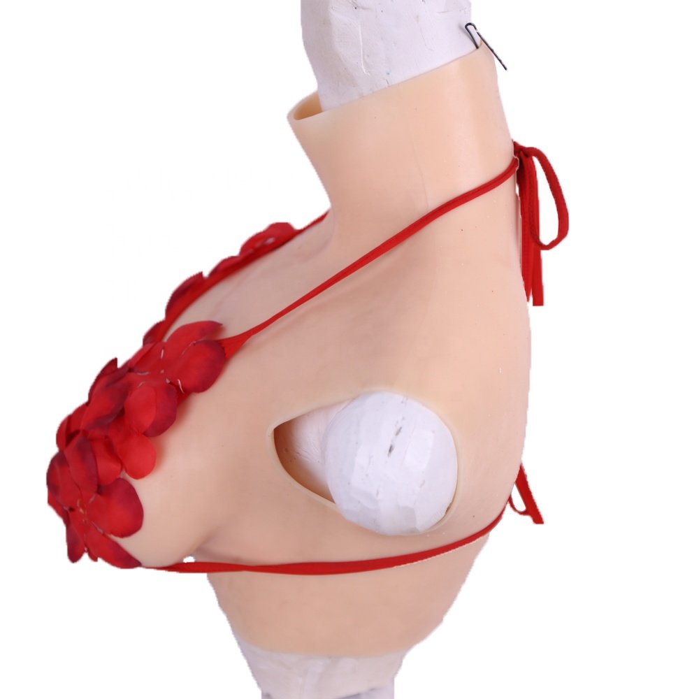 Soft Silicone Filled Breast Forms Artificial Boobs for crossdresser Transgender