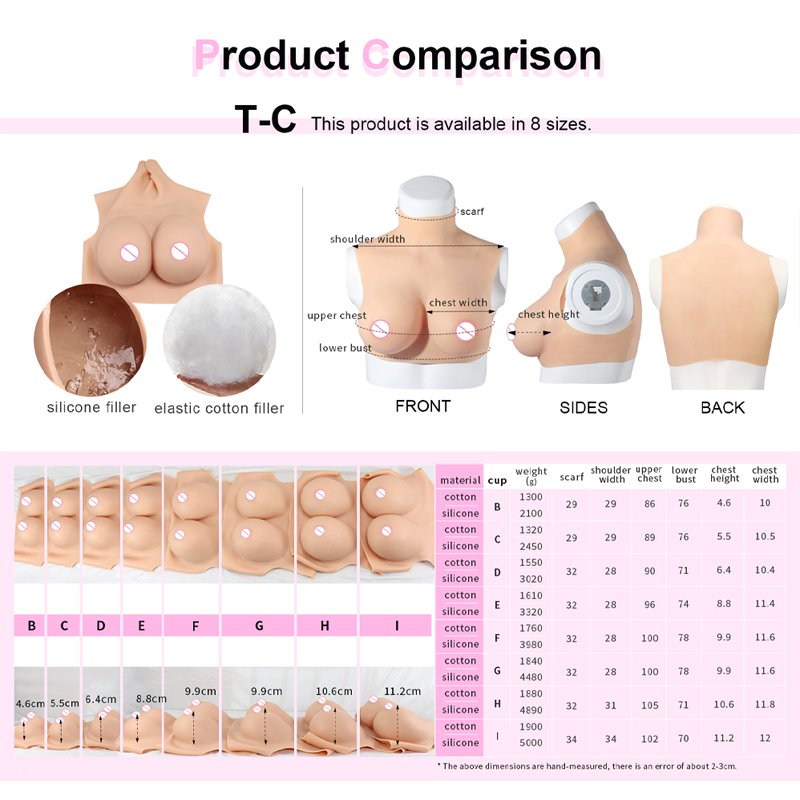 breast forms for crossdresser realistic silicone breast forms with strap fake silicone breast forms for men