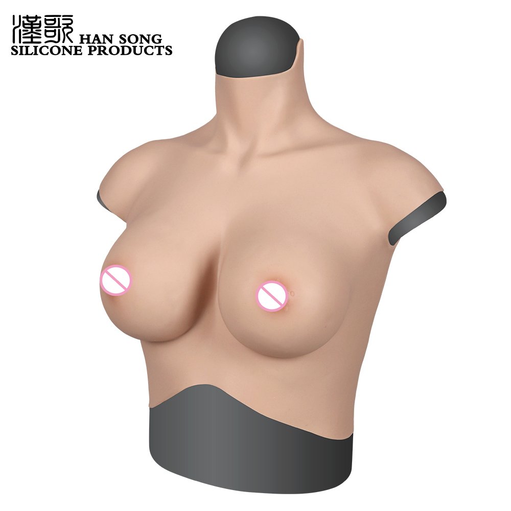 7th Generation S Size Artificial Silicone Breast Forms For Cross-dresser Enhancer Fake Boobs Tits Breast Plate