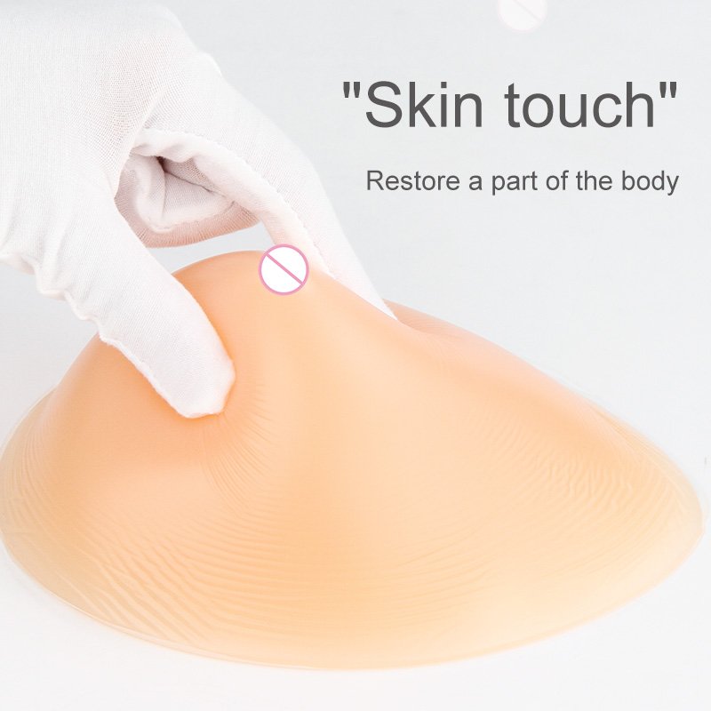 New Arrivals Teardrop-Shaped Artificial Silicone Breast Form For Mastectomy Woman