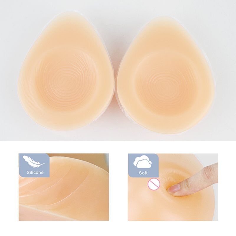 DAT Hot Sale Silicone Breast Forms Triangle Teardrop-shaped for Shemale Transgender Artificial Prosthesis