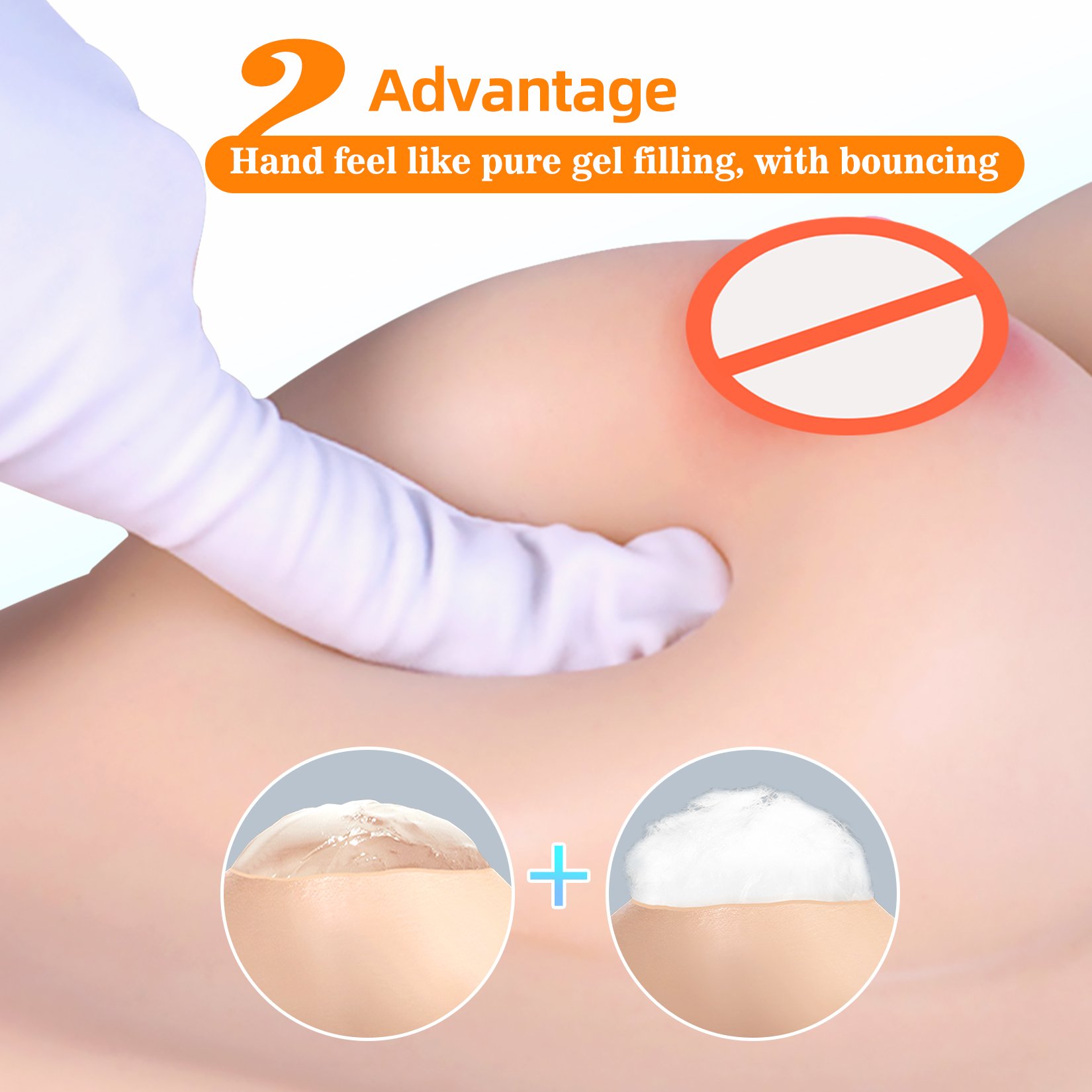 Female realistic artificial silicone Breast Form Pads Woman FakeBoobs Huge Cup Silicone Breastplate Crossdresser Cosplay