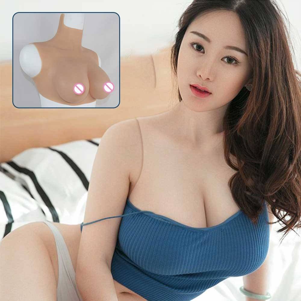 Woman Artificial Sexy Dolls Silicone Boobs Enhancer Chest False Breast Forms with Big Tits Cosplayer Crossdresser Drag Queen