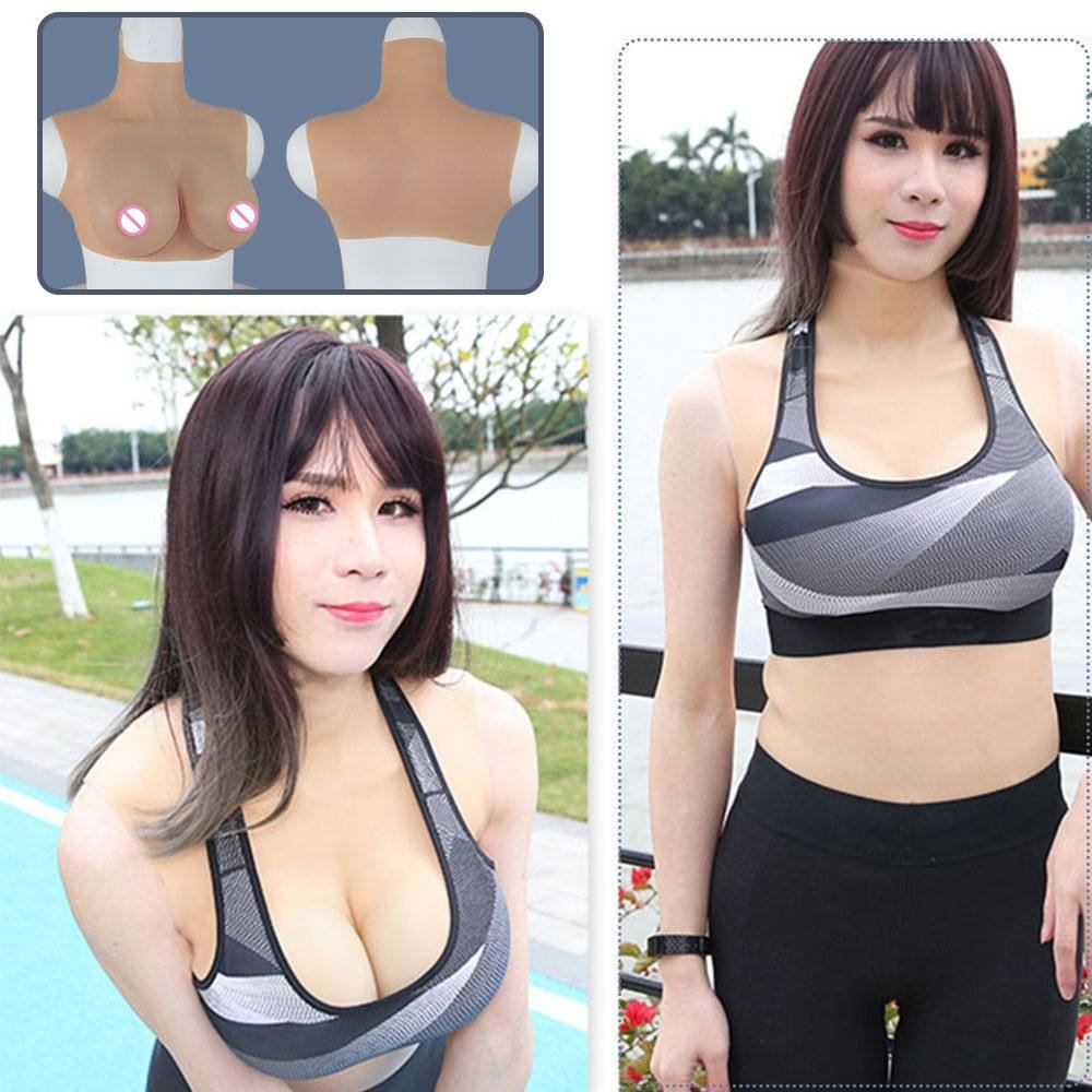 Woman Artificial Sexy Dolls Silicone Boobs Enhancer Chest False Breast Forms with Big Tits Cosplayer Crossdresser Drag Queen