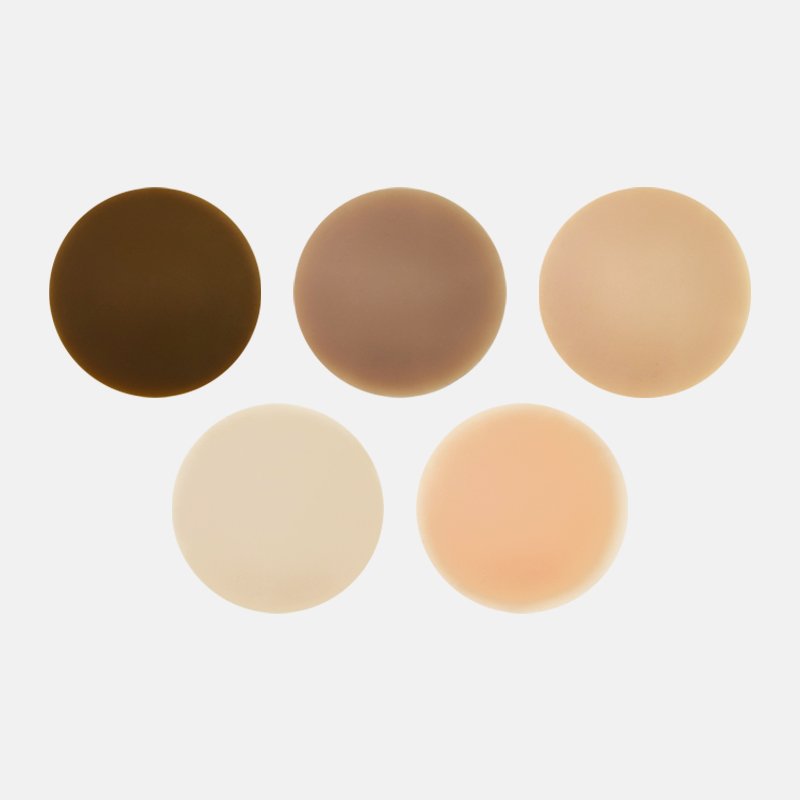 Ultra-Thin Medical Grade Silicone Gel Solid Matte Silicone Nipple Cover Seamless Nipple Pasties Self-Adhesive Bra Accessory