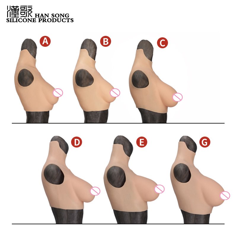 2020 NEW Silicone filled crossdressing huge G-cup chest for shemale transgender A-G Cup Silicone Breast Forms