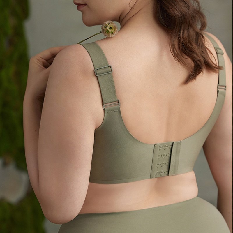 Wireless Bra plus size women underwear XXXL wide straps Big Large Cup for big breast High Elasticity Ladies Gather 38-48 D E F