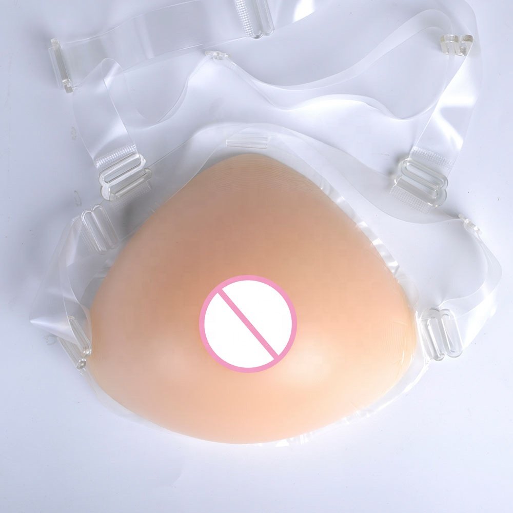Wearable Single Piece Silicone Breast Form Women Mastectomy Prosthesis