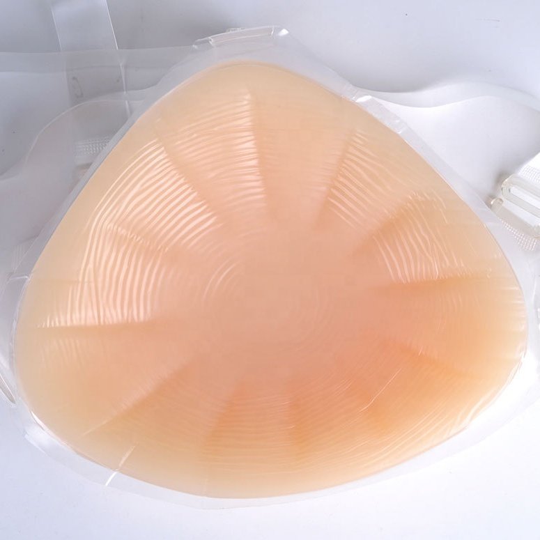 Wearable Single Piece Silicone Breast Form Women Mastectomy Prosthesis