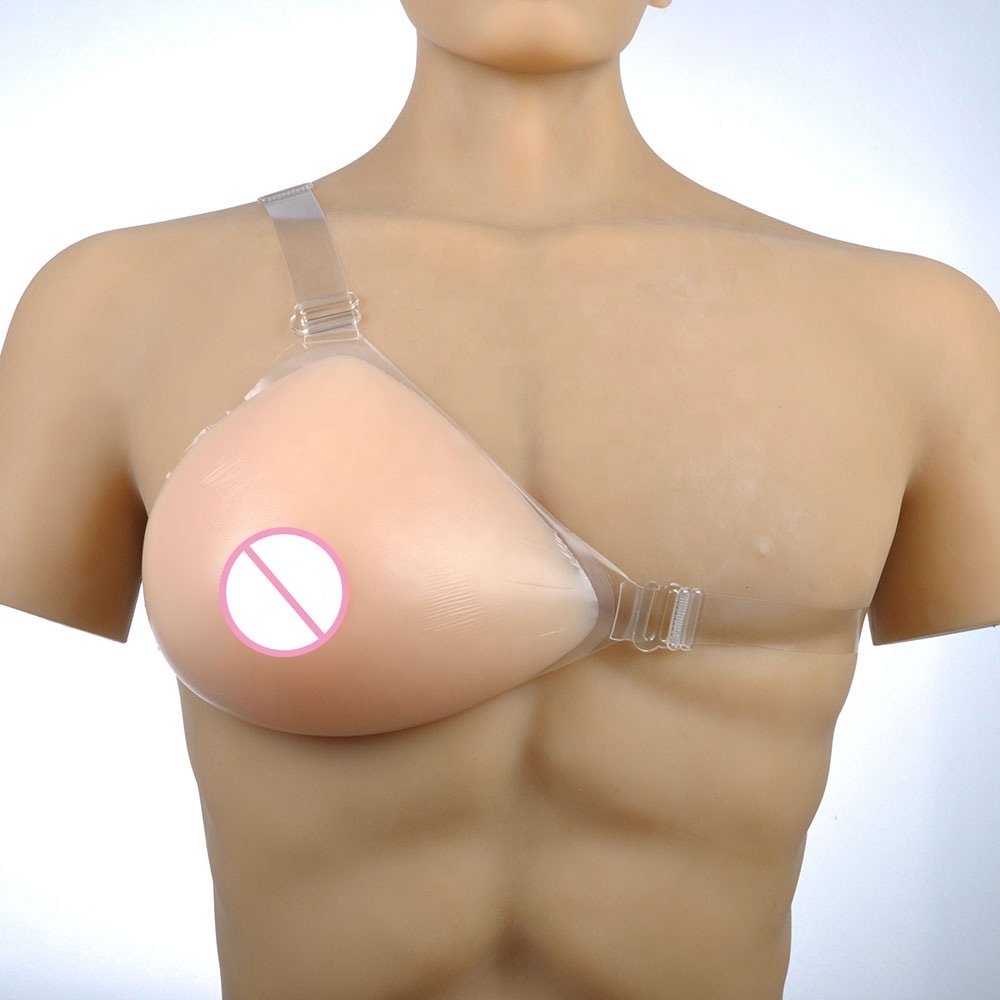 Wearable Single Piece Silicone Breast Form Women Mastectomy Prosthesis