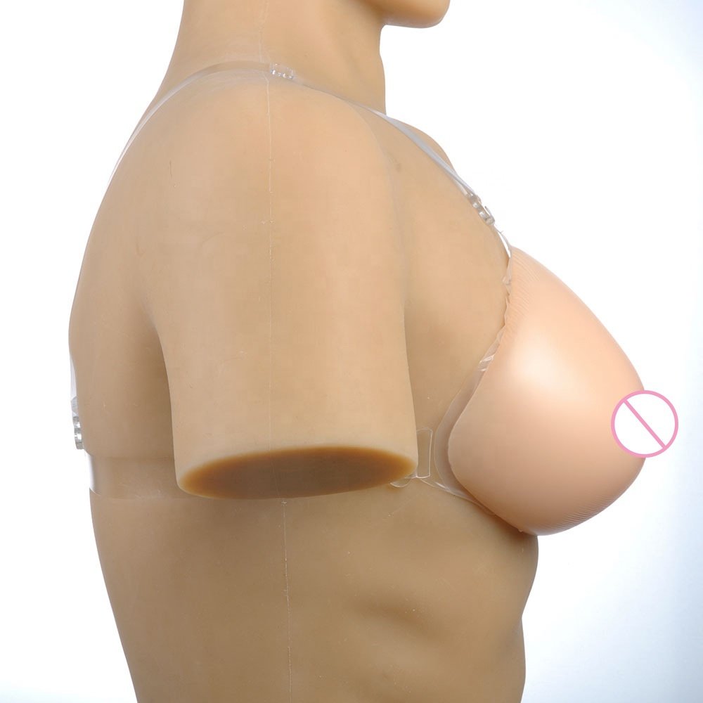 Wearable Single Piece Silicone Breast Form Women Mastectomy Prosthesis
