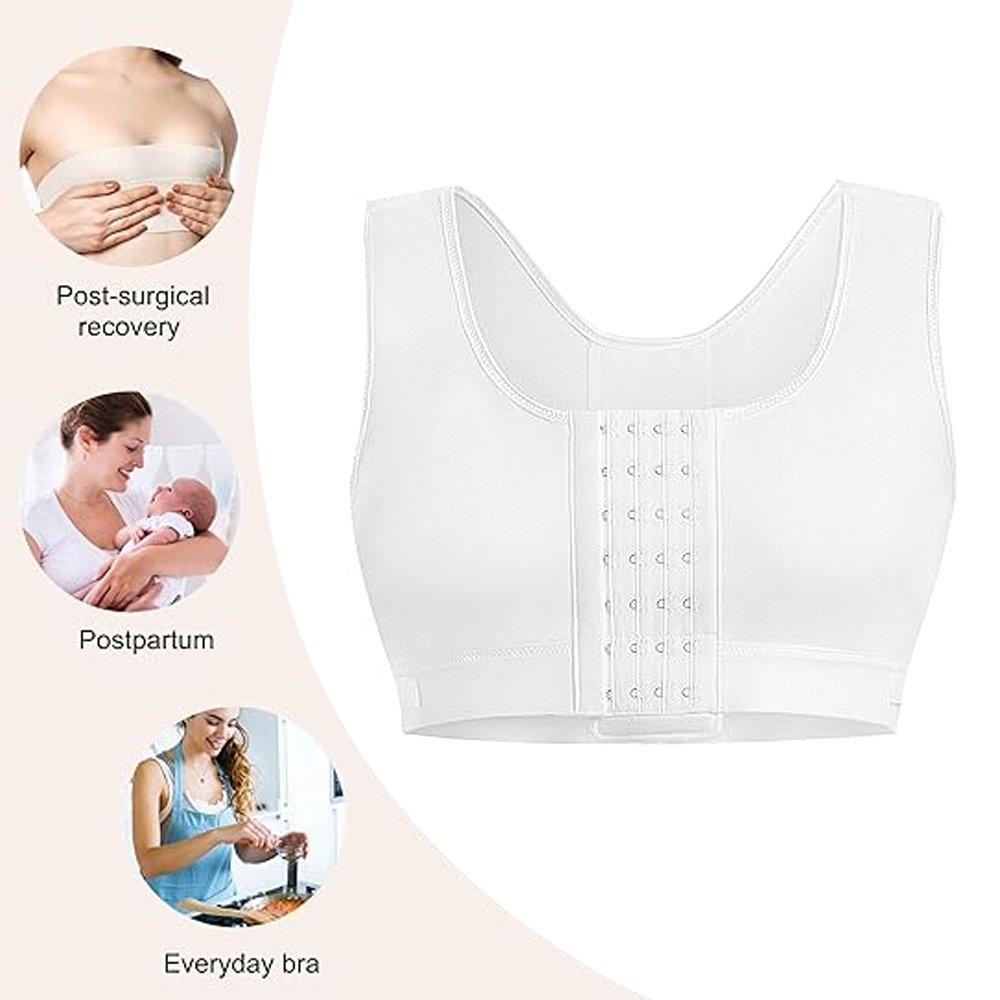 Soft And Elastic Shapewear Slip With Built In Bra Post Mastectomy Bra
