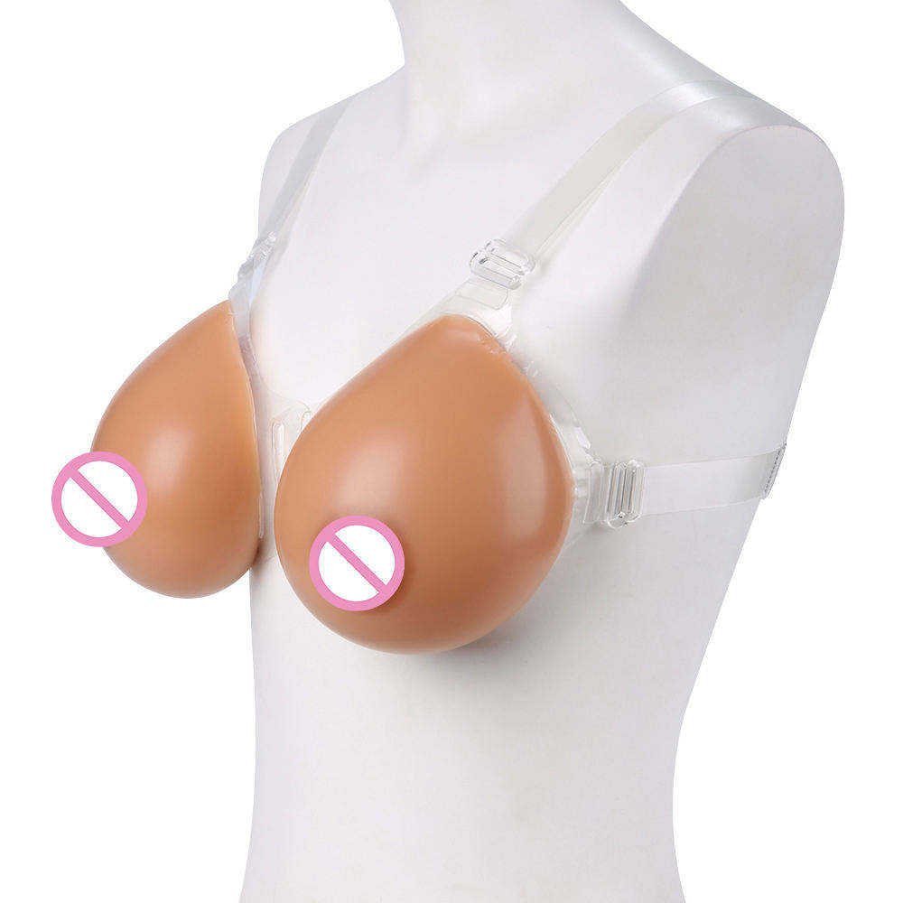 500g-1400g Big male to female transgender silicone False Boobs Enhancement Pad for Cosplay costume