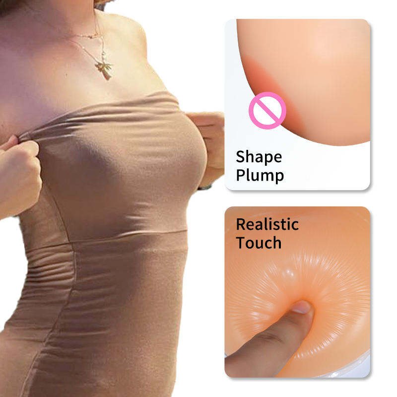 500g-1400g Big male to female transgender silicone False Boobs Enhancement Pad for Cosplay costume
