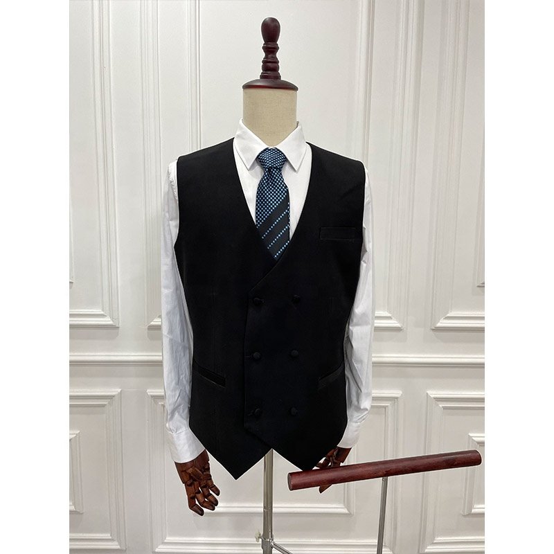 Custom Men's High Quality Gold Embroidery White Suits 3 Pieces Plus Size Slim Fit Single Breasted Forms Wedding Dress for Men