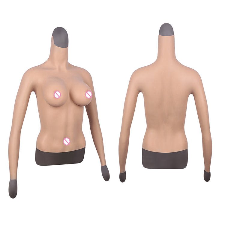 Silicone Breast Crossdresser Breast Form D Cup Artificial Realistic False Breasts With Arms