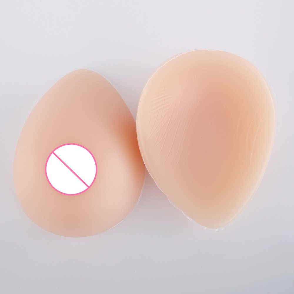 Simulation Waterdrop Silicone Chest Realistic Artificial Fake Boobs Silicone Breast Plate For Breast Cancer Mastectomy