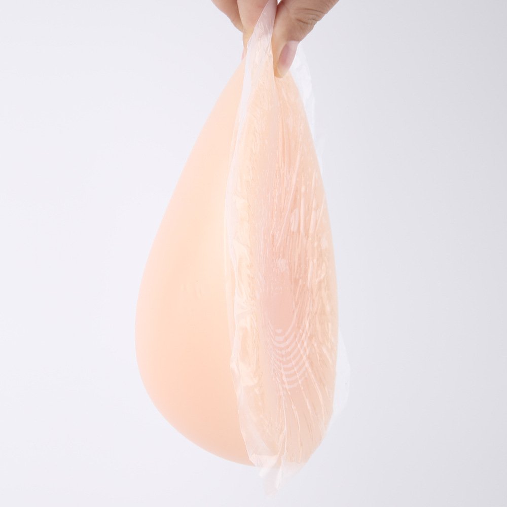 Simulation Waterdrop Silicone Chest Realistic Artificial Fake Boobs Silicone Breast Plate For Breast Cancer Mastectomy