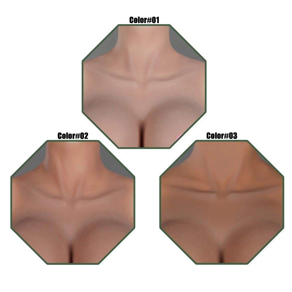 Artificial Realistic Silicone Vagina Pants and Fake Big Boobs For Crossdresser Transgender Male To Female Cosplay Costume