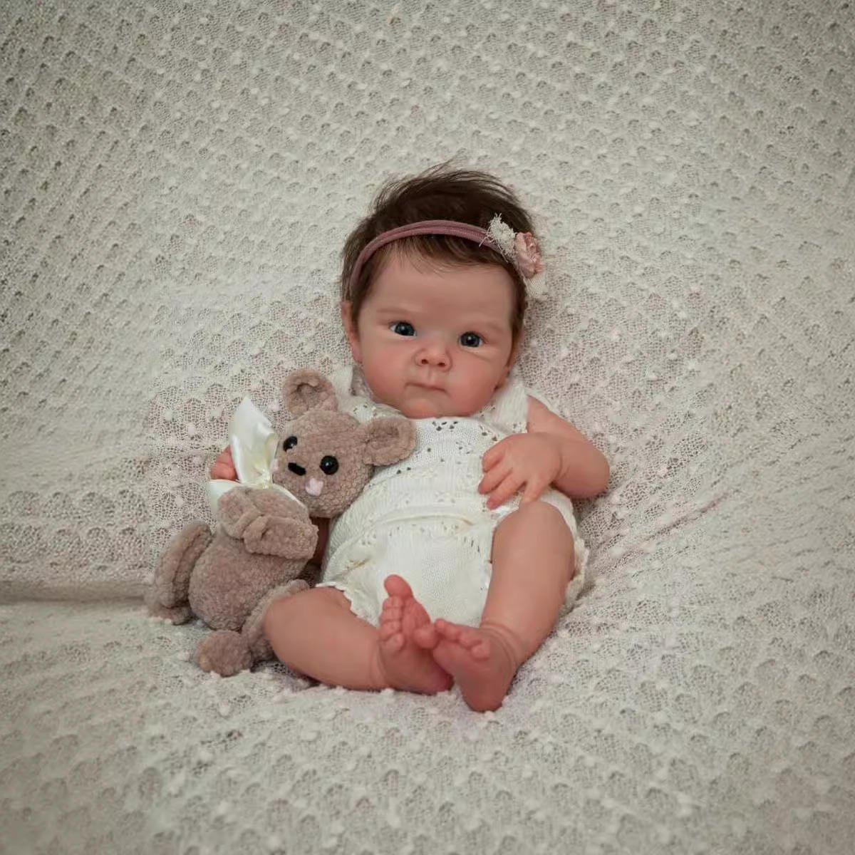 18 20inch Lifelike Newborn Real Full India Realistic Female Boneca Reborn Silicon Baby Dolls Kids Realistic Dress