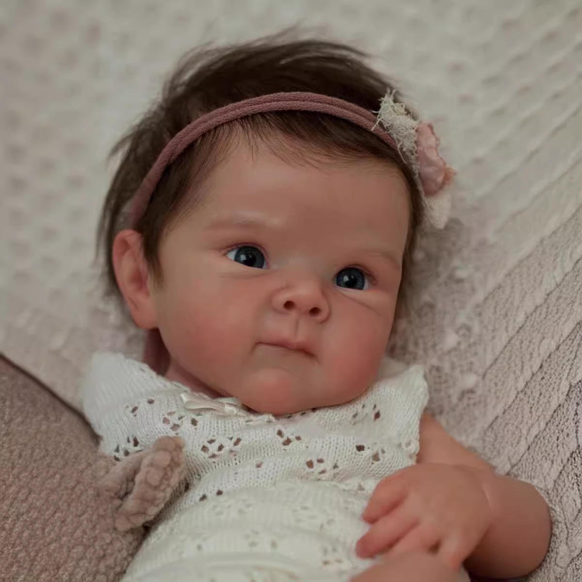 18 20inch Lifelike Newborn Real Full India Realistic Female Boneca Reborn Silicon Baby Dolls Kids Realistic Dress