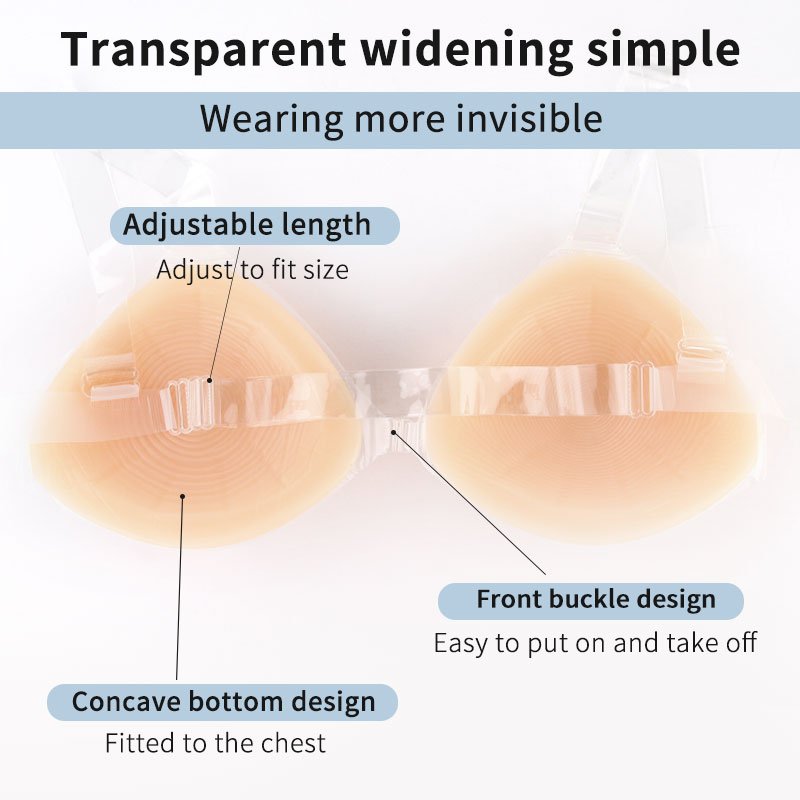 Silicone Artificial Breast Forms with Strap for Crossdresser Woman Small Flat Chest Favourite Whole Sale