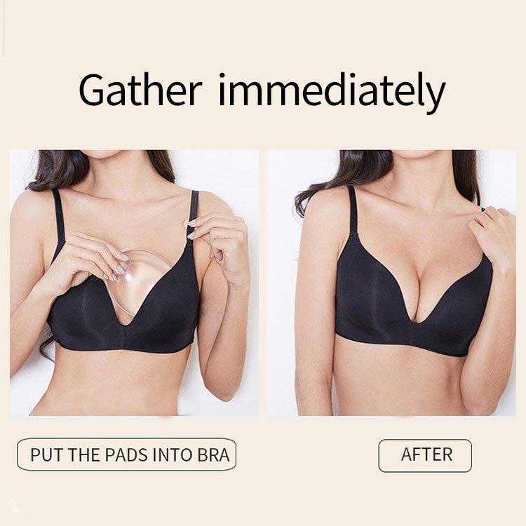 Xinke Waterproof Silicone Bra Paddeing Adhesive Bra Pads Inserts Clrea Breast Forms