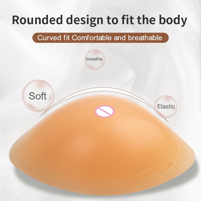 Triangle Silicone Breast Forms Prosthesis Breast for Mastectomy Crossdresser
