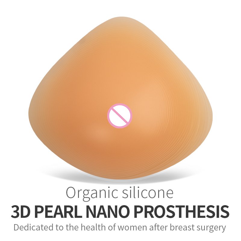 Triangle Silicone Breast Forms Prosthesis Breast for Mastectomy Crossdresser