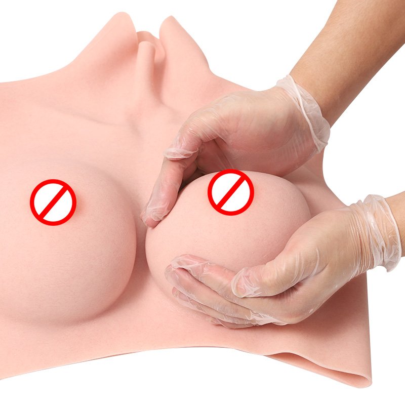 Realistic Crossdresser Silicone Artificial Breast Form 3500g/piece breast enhancement breast