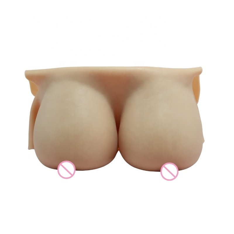 New Arrival Silicone Boobs B Cup Crossdressers Silicone Breast Low Neck Fake Breast For Crossdresser For Male To Female