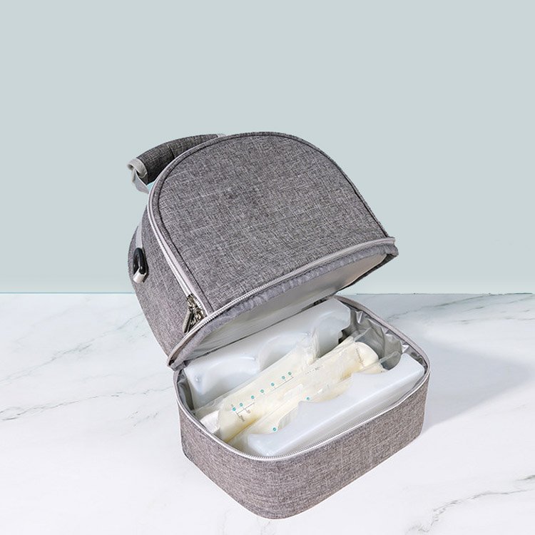 Hot Sell Custom Insulated Breast Milk Baby Bottle Cooler Bag. Freezable Breastmilk Baby Bottle Cooler Bag