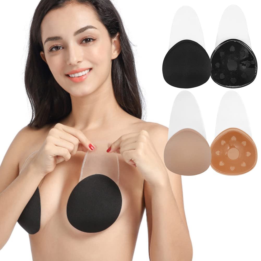 Sticky Bra Push up Adhesive Bra Invisible Lift up Strapless Backless Silicone Bra for Breast Lift